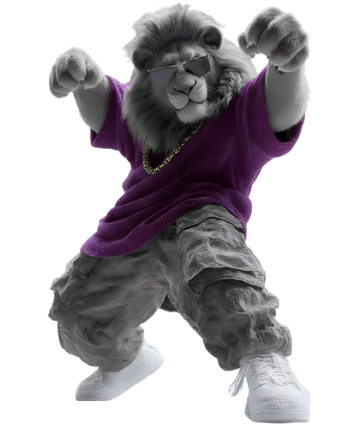 AI Creator Lion Mascot